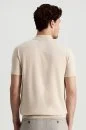 Kaşmir Pamuk Karışım Krem Triko Polo