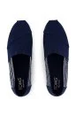 Klasik Çizgili Lacivert Espadril - Toms