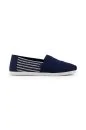 Klasik Çizgili Lacivert Espadril - Toms