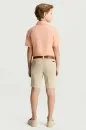 Krem Pamuk Chino Çocuk Bermuda Şort