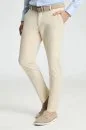 Krem Rengi Yazlık Chino Pantolon