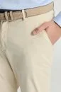 Krem Rengi Yazlık Chino Pantolon