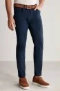 Slim Fit 5 Cep Lacivert Yazlık Pantolon - Thumbnail