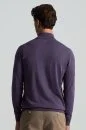 Lupetto Yaka Merino Yün Mor Triko - Thumbnail