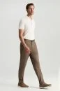 Lyocell Kumaş Kum Rengi Relax Chino Pantolon