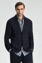 Lyocell Kumaş Lacivert Blazer Ceket - Thumbnail