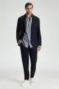 Lyocell Kumaş Lacivert Blazer Ceket - Thumbnail