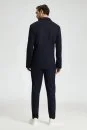Lyocell Kumaş Lacivert Blazer Ceket - Thumbnail