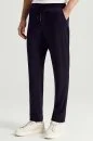 Lyocell Kumaş Lacivert Relax Chino Pantolon