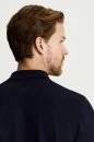 Lyocell Pamuk Kumaş Lacivert Polo Yaka T-Shirt