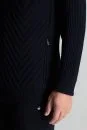 Merino Yün Activewear Lacivert Triko Ceket - Thumbnail