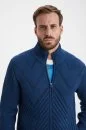Merino Yün Activewear Mavi Triko Ceket - Thumbnail