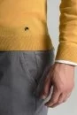 Merino Yünü Polo Yaka Sarı Triko - Thumbnail