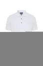 Merserize Pamuk Beyaz Polo Yaka T-Shirt