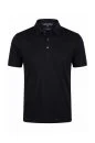 Merserize Pamuk Siyah Polo Yaka T-Shirt