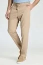 Pamuk Karışım Bej Rengi Relax Fit Jogger Pantolon - Thumbnail