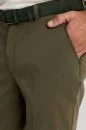 Pamuk Karışım Haki Yazlık Chino Pantolon