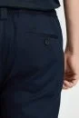 Pamuk Karışım Lacivert Relax Fit Jogger Pantolon - Thumbnail