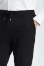 Pamuk Karışım Siyah Relax Fit Jogger Pantolon - Thumbnail