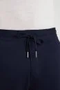 Pamuk Karışımlı Lacivert Relax Fit Jogger Pantolon - Thumbnail