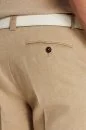 Pamuk Keten Karışım Kum Rengi Chino Pantolon