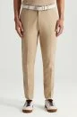 Pamuk Keten Karışım Kum Rengi Chino Pantolon