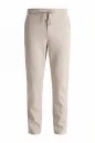 Pamuk Tencel Karışım Açık Bej Relax Fit Yazlık Jogger Pantolon