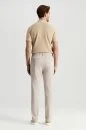 Pamuk Tencel Karışım Krem Relax Fit Yazlık Jogger Pantolon