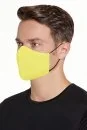 Pamuk Yıkanabilir Sarı Triko Maske - Thumbnail