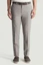 Pamuk Yün Karışım Gri Chino Pantolon