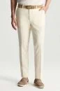 Pamuk Yün Karışım Krem Chino Pantolon