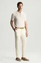 Pamuk Yün Karışım Krem Chino Pantolon