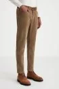 Pamuklu 5 Cep Tütün Rengi Pantolon - Thumbnail