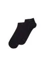 Pamuklu Siyah İkili Sneaker Çorap Seti - Thumbnail