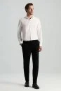 Pamuklu Siyah Regular Fit Chino Pantolon - Thumbnail