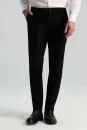 Pamuklu Siyah Regular Fit Chino Pantolon - Thumbnail
