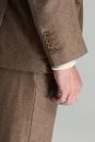 Saf Kaşmir Tütün Rengi Blazer Ceket - Thumbnail
