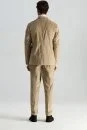Saf Pamuk Camel Relax Kadife Pantolon - Thumbnail