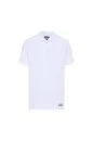 Saf Pamuk Havlu Kumaş Beyaz Polo Yaka Çocuk T-Shirt
