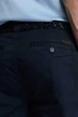 Saf Pamuk Lacivert Regular Fit Chino Pantolon - Thumbnail