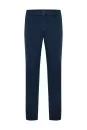 Saf Pamuk Lacivert Regular Fit Chino Pantolon - Thumbnail