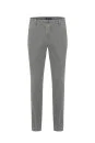 Saf Pamuk Orta Gri Regular Fit Chino Pantolon - Thumbnail