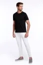 Siyah Bisiklet Yaka Basic T-Shirt