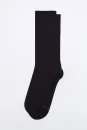 Siyah Pamuklu Yazlık Çorap - Thumbnail