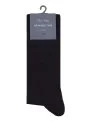 Siyah Pamuklu Yazlık Çorap - Thumbnail