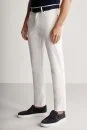 Slim Fit 5 Cep Beyaz Chino Pantolon - Thumbnail