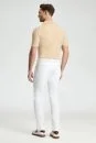 Slim Fit 5 Cep Beyaz Chino Pantolon - Thumbnail
