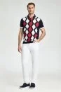Pamuk Karışım Slim Fit 5 Cep Beyaz Chino Pantolon - Thumbnail