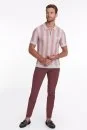 Slim Fit 5 Cep Bordo Yazlık Pantolon - Thumbnail