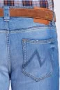 Slim Fit Buz Mavisi Denim Pantolon
